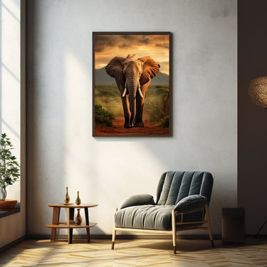 Colourful Elephant Canvas